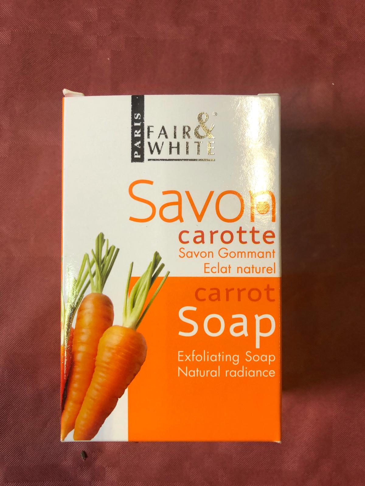 FAIR & WHITE savon carotte 200g